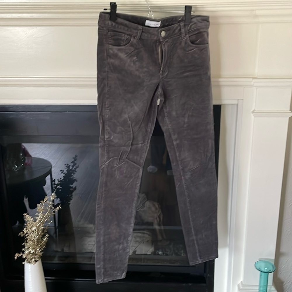 Grey corduroy pants